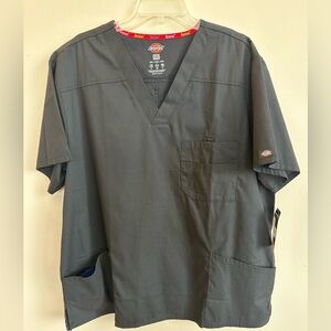 Dickies EDS Signature Black Scrub Top